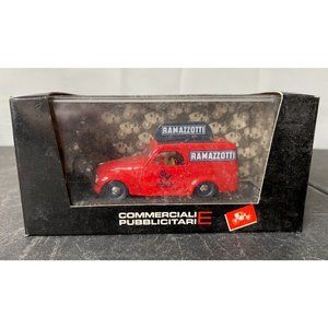 Brumm Metal Model R53 FIAT 500 PUBBLICITARIO 500C RAMAZZOTTI  1/43 red van